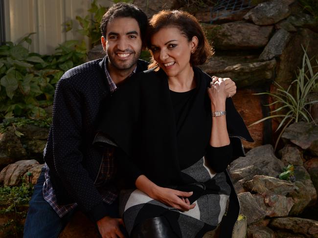 Anne Aly got into politics in part because of her son Adam Rida (pictured), who was a member of the Labor Party long before his mum.