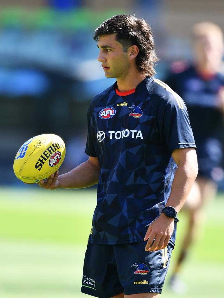 Joshua Rachele booted five goals on his way to a KFC SuperCoach ton on debut. Picture: Mark Brake/Getty Images