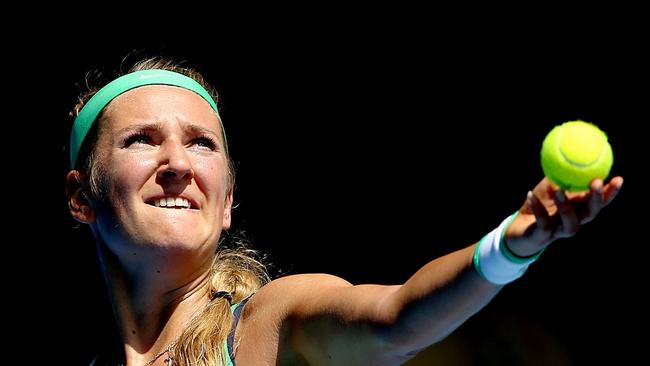 Two-time champ Victoria Azarenka won’t be at Melbourne Park. Picture: Mark Stewart