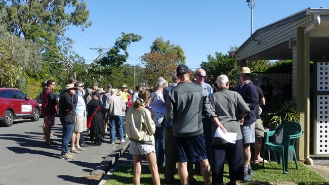 There has been backlash over a Mt Gravatt East townhouse development which the developer hasn't even submitted a development application to Brisbane City Council.