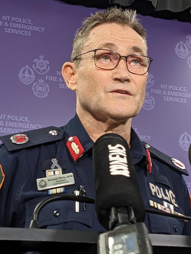 NT Police Assistant Commissioner Michael White. Picture: Jason Walls