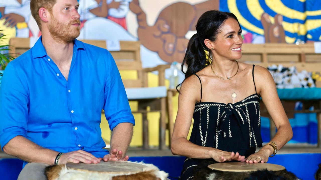 We’re still not sure exactly why Harry and Meghan decided to tour Colombia. Picture: AFP Photo/Colombian Vice Presidency/Andres Castilla