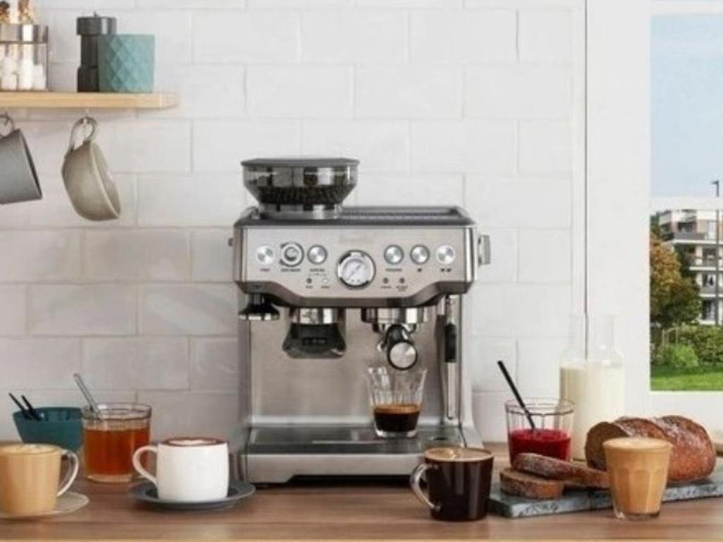 Surprise your loved one with the supreme Breville Barista Express Coffee Machine. Picture: Myer