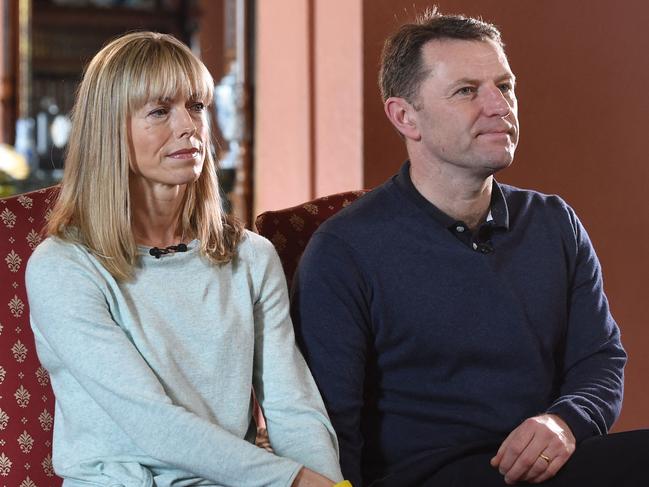 The woman claims Maddie’s parents Kate and Gerry McCann have agreed to a DNA test to determine whether she truly is their daughter. Picture: Joe Giddens / Pool / AFP