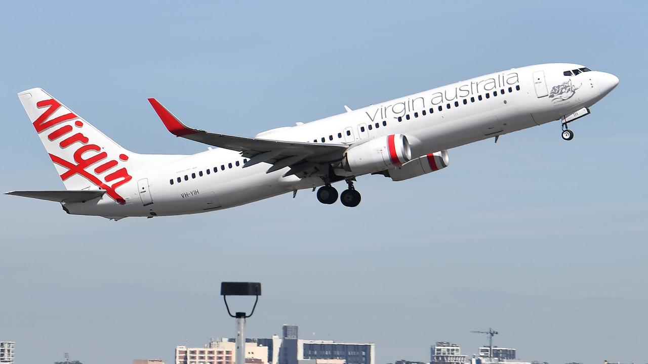 Virgin Australia has been badly hit by the coronavirus crisis. Picture: Saeed Khan/AFP