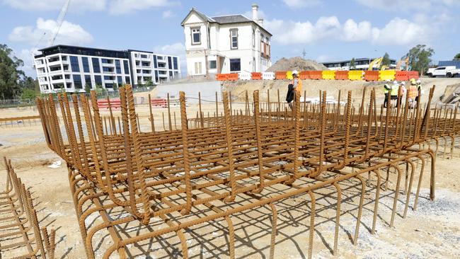 Construction is underway for the new Tullamore Lifestyle club at the site of the old homestead. Picture: Norm Oorloff