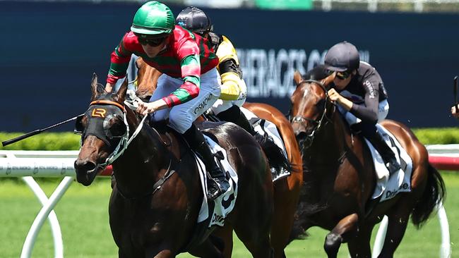 The impressive Rivellino, ridden by Benjamin Osmond, wins the opener at Royal Randwick on Saturday. Ray Thomas rates him as a key horse to follow in the coming weeks. Picture: Jeremy Ng / Getty Images)