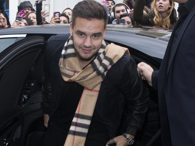 Finding direction ... British singer-songwriter Liam Payne of boy band One Direction arrives at a west London studio. Picture: AFP PHOTO/ANDREW COWIE