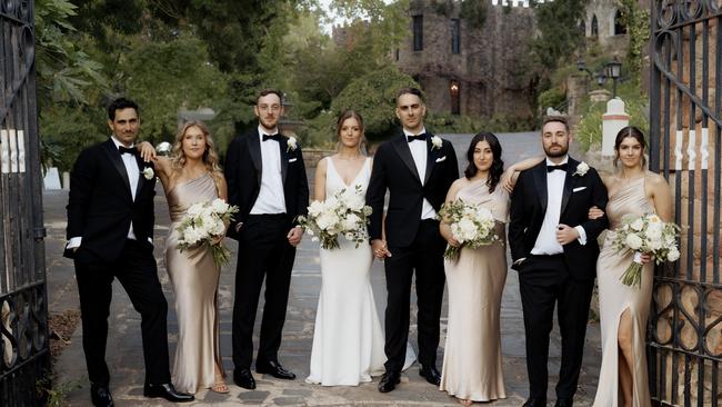 This venue offers a castle style building and whimsical garden as the backdrop and venue for their special day. Picture: Time with Alex