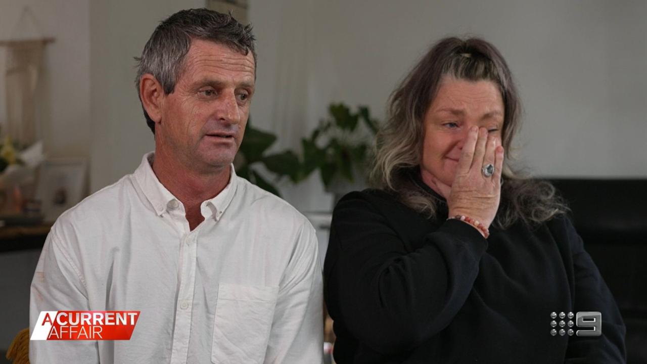 Paul and Andrea Haynes said their daughter’s death “rocked our world”. Picture: A Current Affair