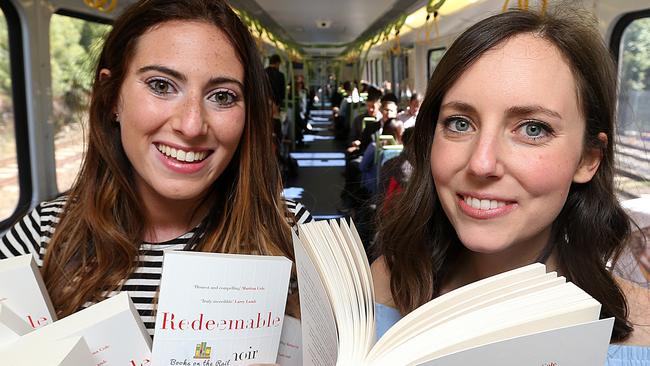 Books on the Rail founders Ali Berg and Michelle Kalus. Picture: Ian Currie