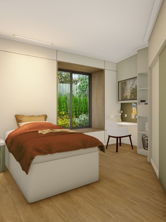 AArtist impression of a 24-bed mental health unit next to the Queen Elizabeth Hospital. Picture: Cheeseman Architects