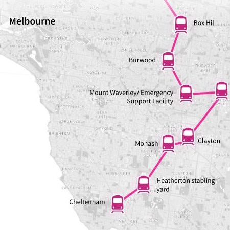 The Suburban Rail Loop project.