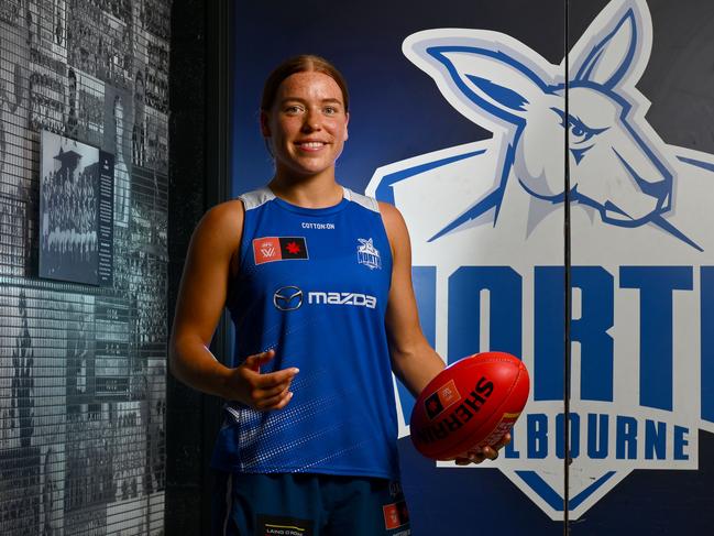 Mia King at Arden St earlier this week. (Photo by Morgan Hancock/Getty Images)