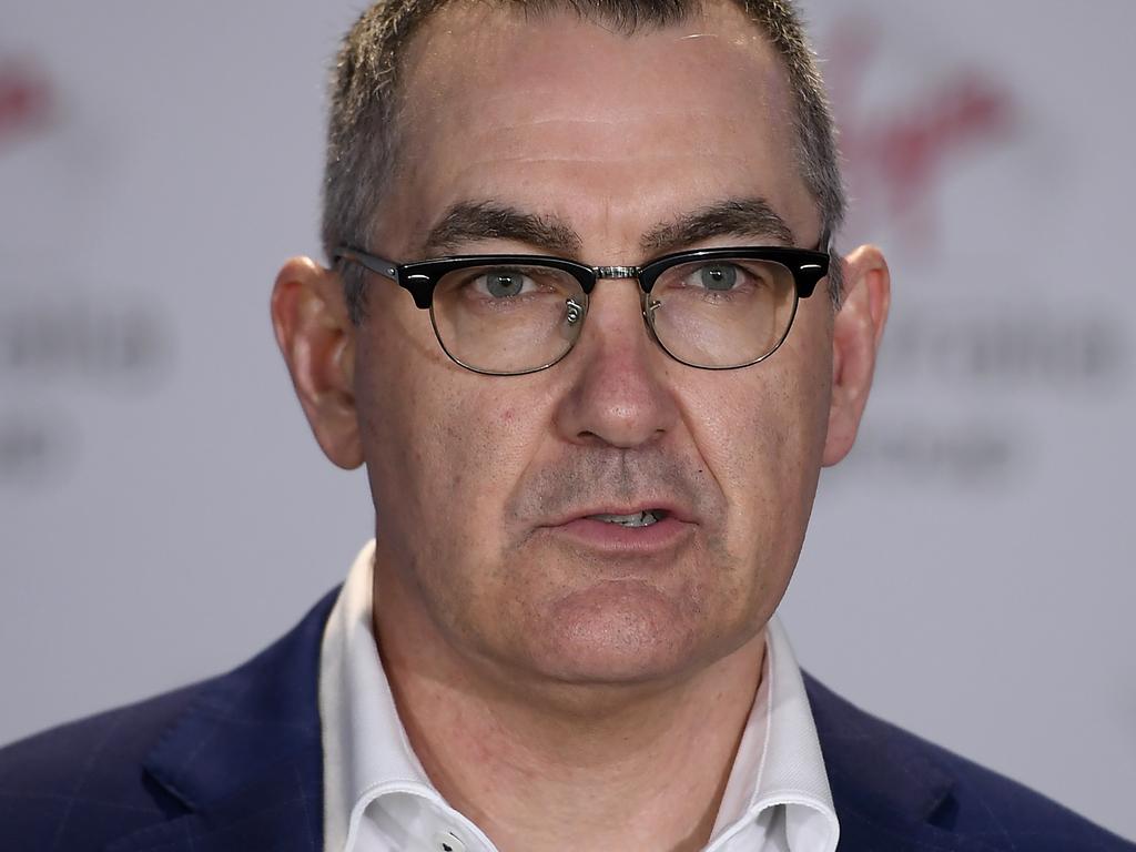 Virgin Australia CEO Abd Managing Director Paul Scurrah has revealed what he thinks international travel will look like. Picture: Albert Perez/Getty Images