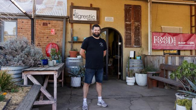 Beau Baddock at Orange’s Agrestic Grocer and Café.
