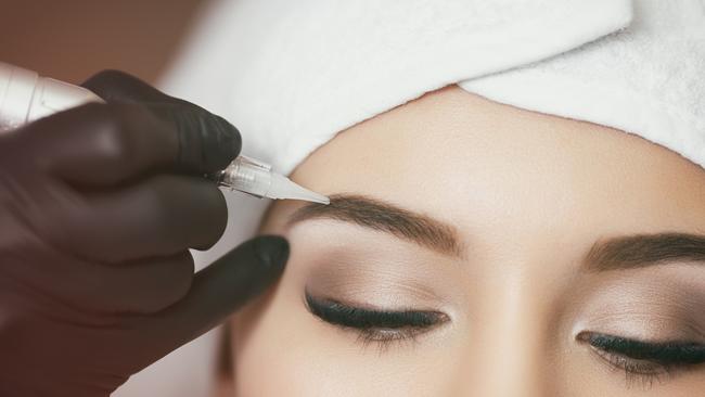 Cosmetic tattooing of the face including eyebrows, lips and eyeliner is among services approved for reopening.