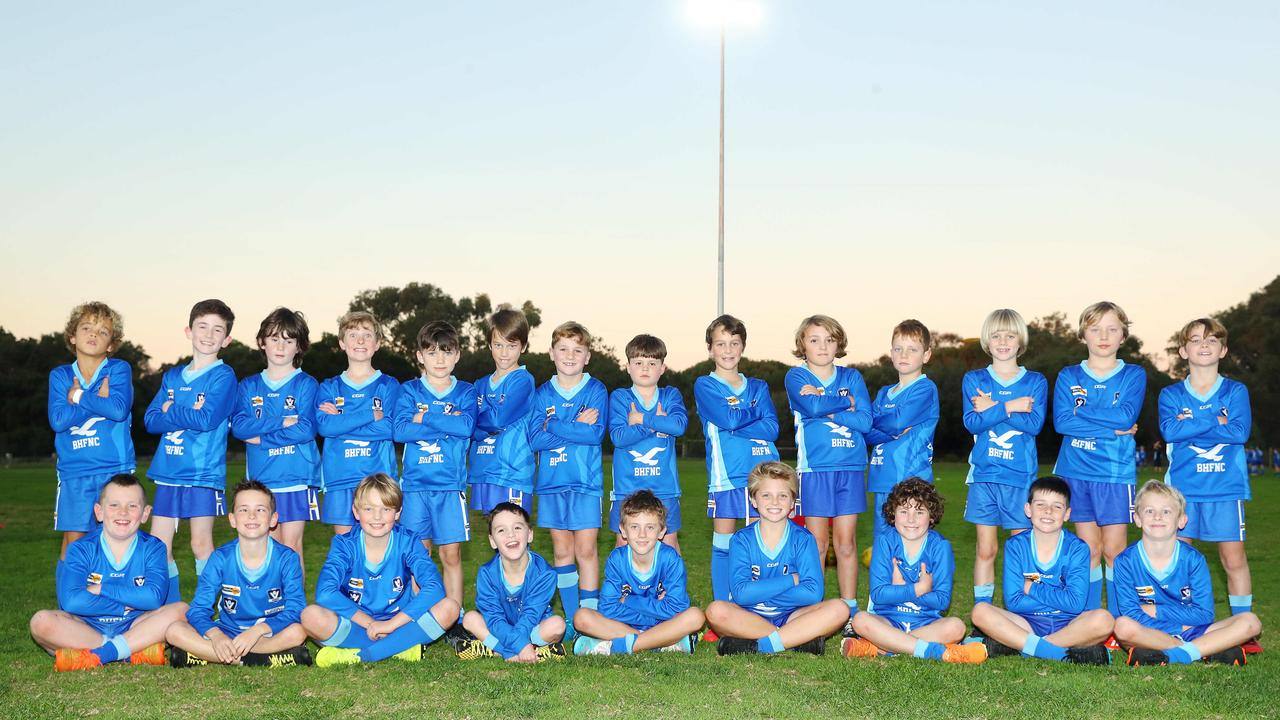 Barwon Heads Davis under-9 football team. Picture: Alison Wynd