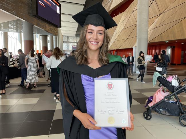 Carlie Cochrane graduated from Australian Catholic University with a Bachelor of Education (Early Childhood &amp; Primary). Photo: Himangi Singh.