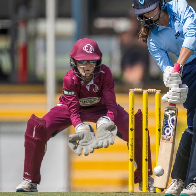 Chelsea Sonter playing for Queensland. Picture: Cricket Australia