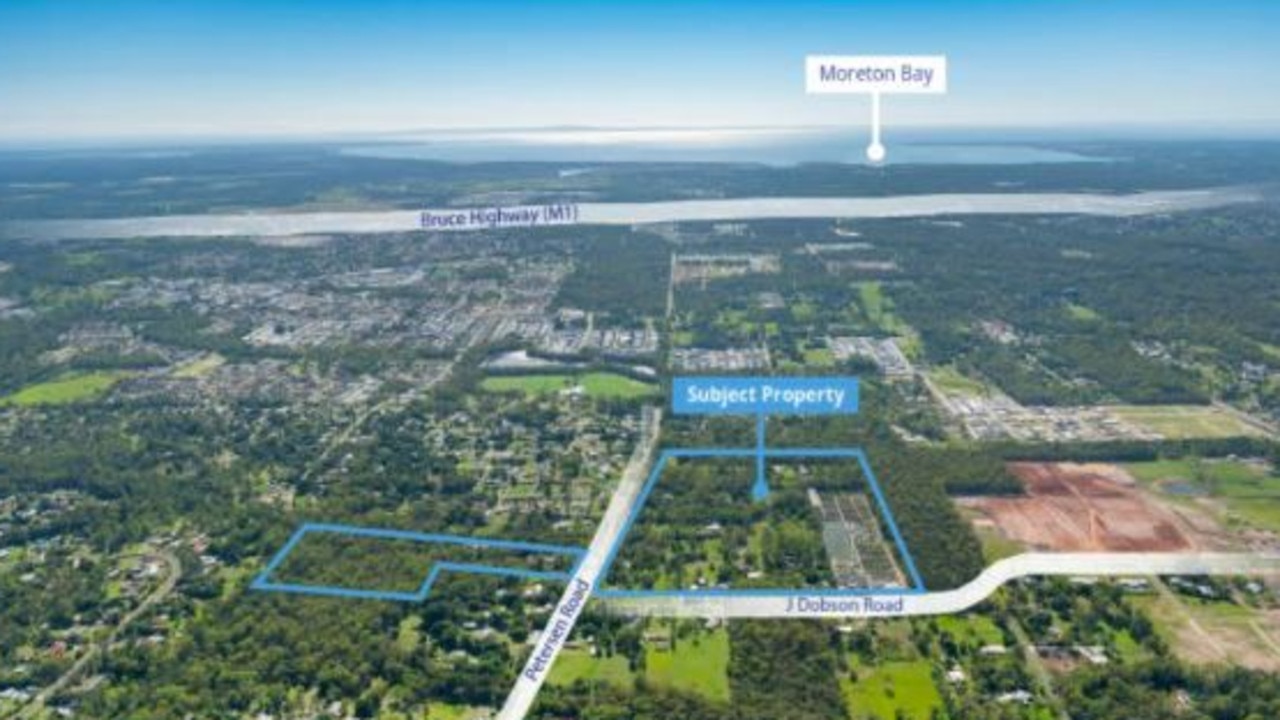 Oreana's 21ha site at 281-323 Petersen Rd and 13-37 J Dobson Rd, Morayfield, will be launched in 2025.