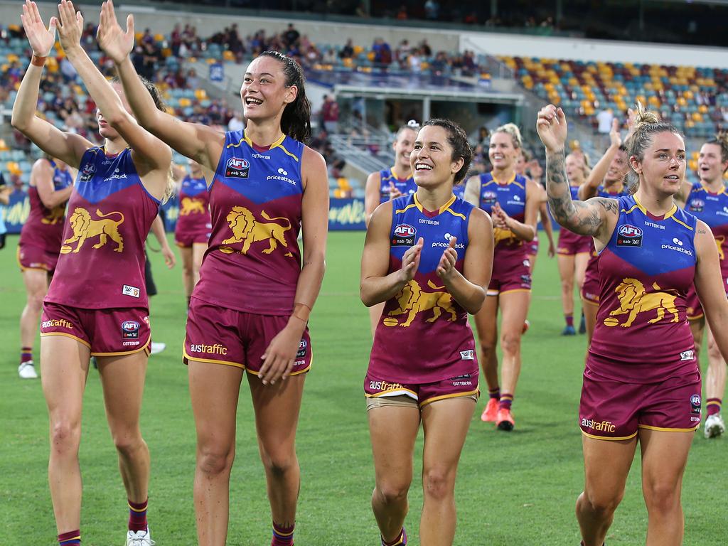 Brisbane are favoured to top the AFLW table. Picture: AFL Photos/Getty Images