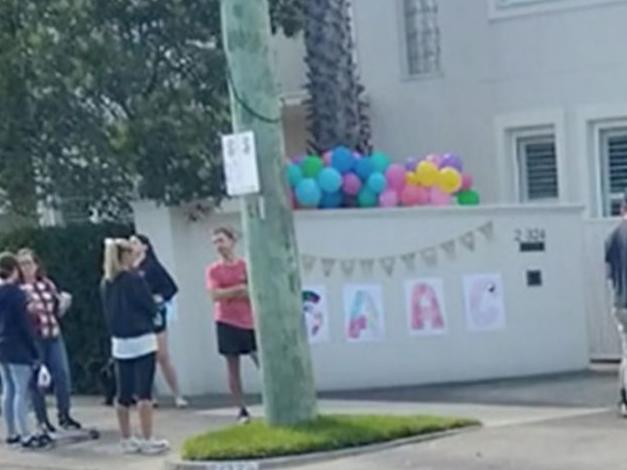 Gathering of sixteen is understood to be a boy's eighth birthday party in the swanky suburb of Beaumaris.Picture: Yahoo News