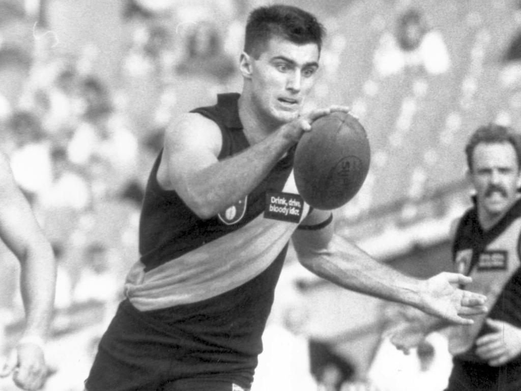 Stephen Ryan in action for the Tigers in 1992. Picture: News Corp Australia