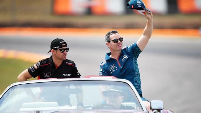Craig Lowndes says he’s not ready to wave goodbye to Supercars just yet. Picture: Justin Kennedy