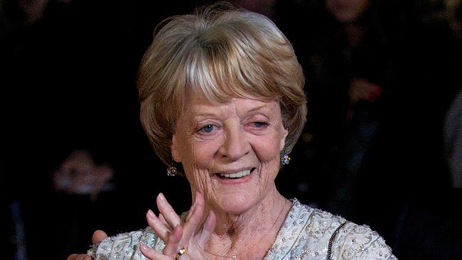 British actress Maggie Smith, at a film premiere in 2012, has died at the age of 89. Picture: AFP