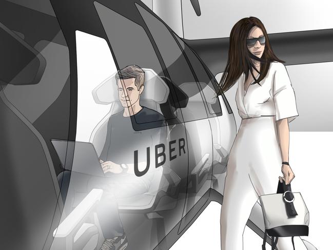 Concept vehicles for Uber's flying car project, UberAIR.