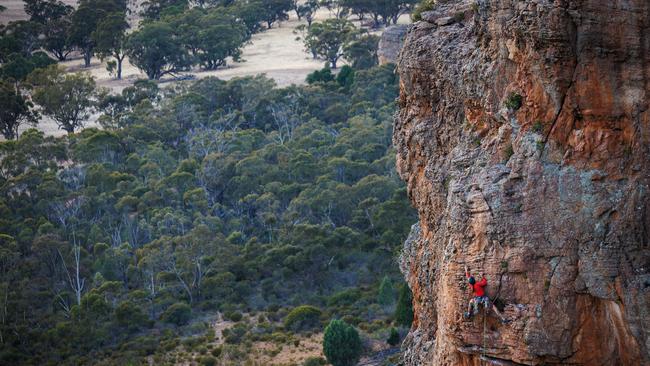 The town of Natimuk faces catastrophe if the Mount Arapiles climbing ban goes forward. Picture: Nadir Kinani/The Australian