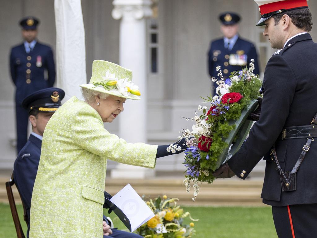 It was the Queen’s first public appearance of 2021. Picture: Getty Images