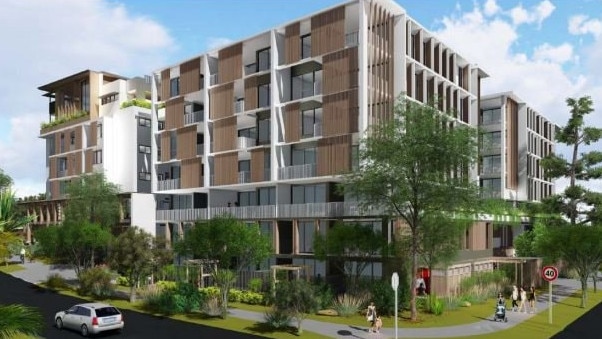 An artist's impression shows a proposed apartment building development in Buddina. Picture: Contributed