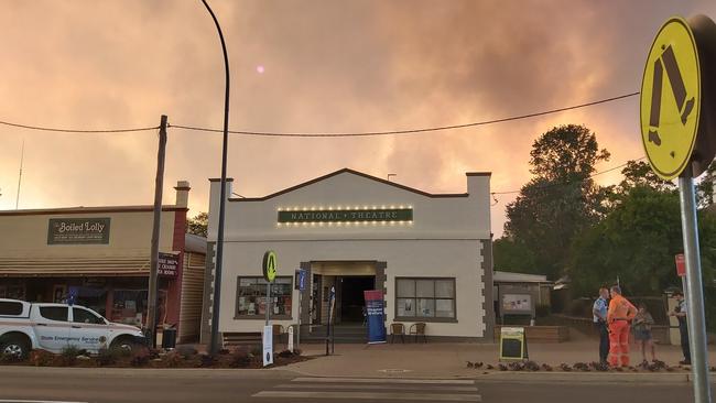 The National Theatre in Braidwood served as a hub for evacuees. Picture: Craig Dunlop