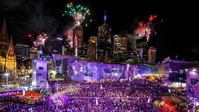 30 rooftops will be used to help light up the Melbourne skyline. Picture: Nicole Cleary