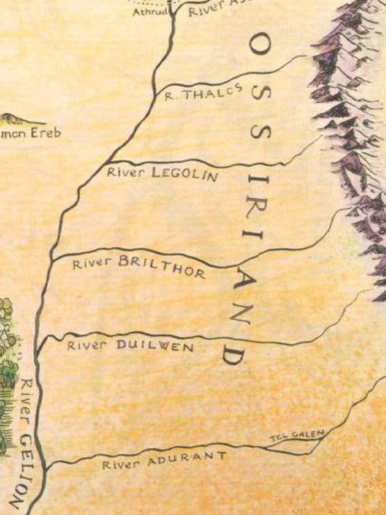 Ossiriand is one of the company names and also a wooded region in The Lord of The Rings in an obscure reference. Picture: Tolkien Estate