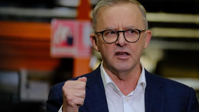 Australia’s Nostradarmus has predicted Anthony Albanese will win the election. Picture: NCA NewsWire / Luis Enrique Ascui