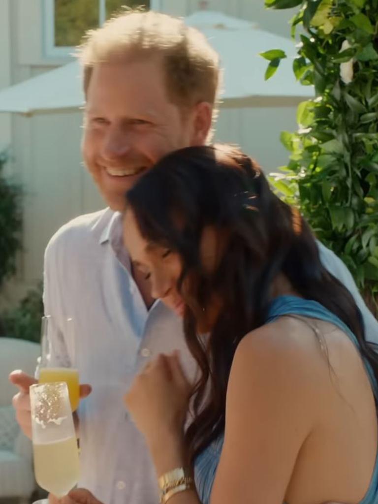 Harry made a brief cameo on Meghan’s new series. Picture: Netflix