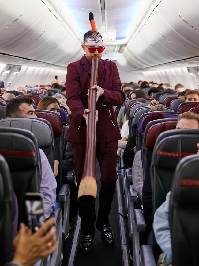 Mitch Tambo on Virgin’s first flight from Melbourne to Uluru.