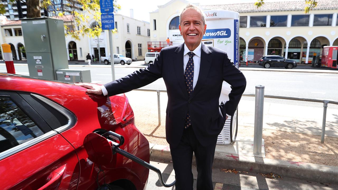 The Government is ramping up its attack on Labor’s electric vehicles plan. Picture: Kym Smith