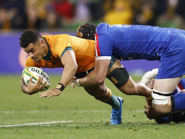 Wallabies centre Hunter Paisami is ready to roll for the Reds. Picture: Daniel Pockett/Getty Images