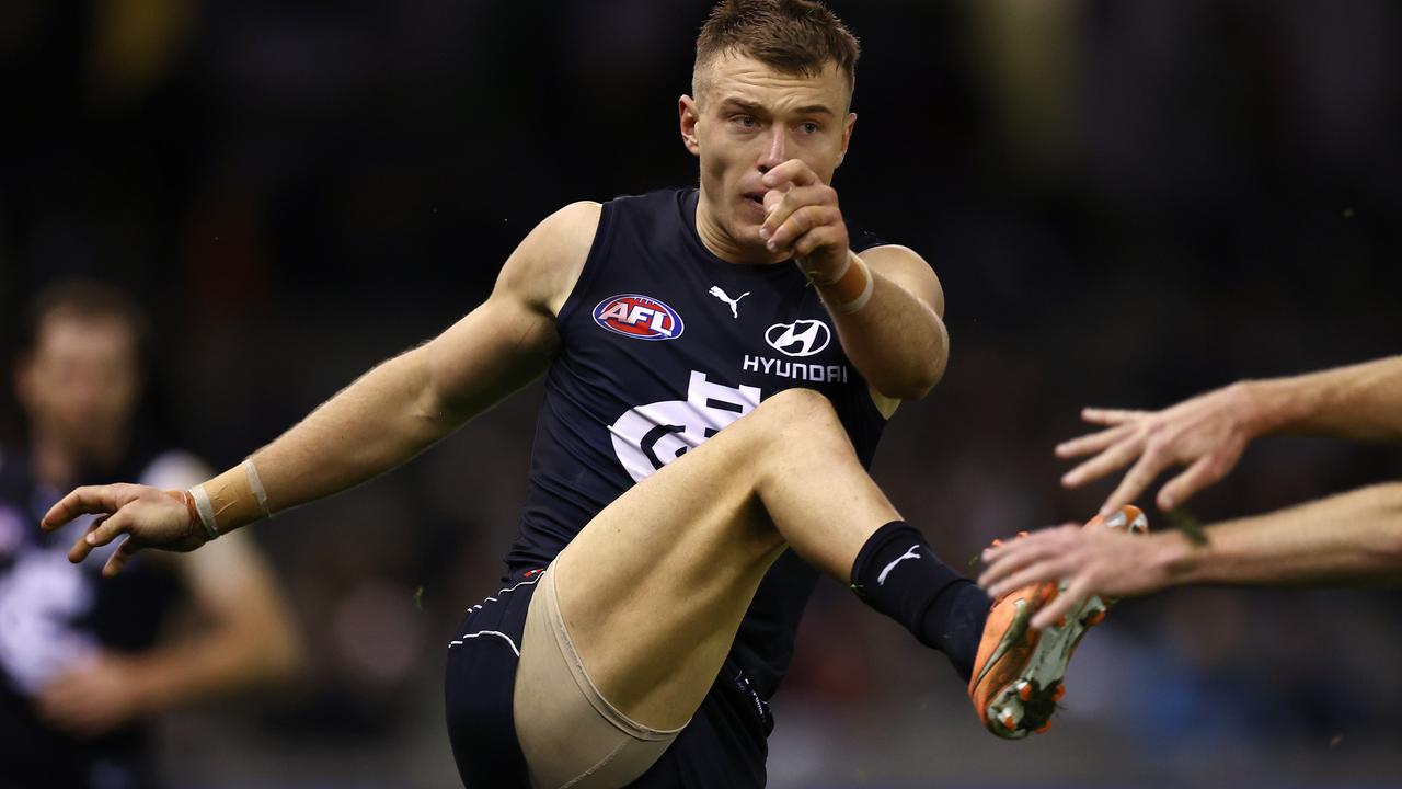 Patrick Cripps signed a contract extension with the Blues. Picture: Michael Klein