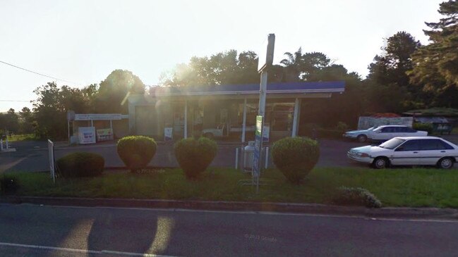 The service station at Peats Ridge where Clint Starkey was attacked. Picture: Google street view