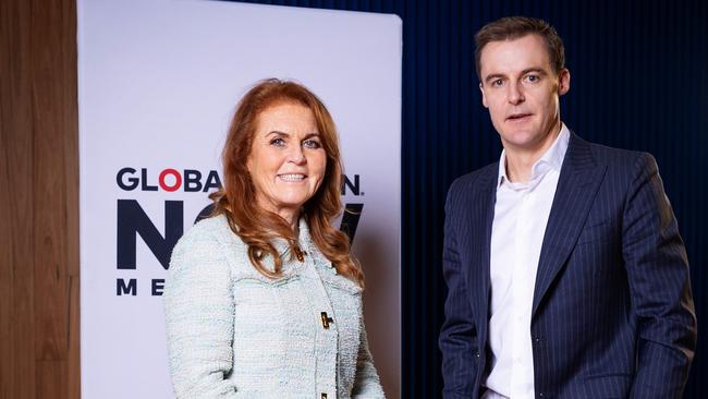 Sarah Ferguson, Duchess of York, was the surprise guest in Melbourne for the first Australian Global Citizen Now summit. Picture: Mark Stewart