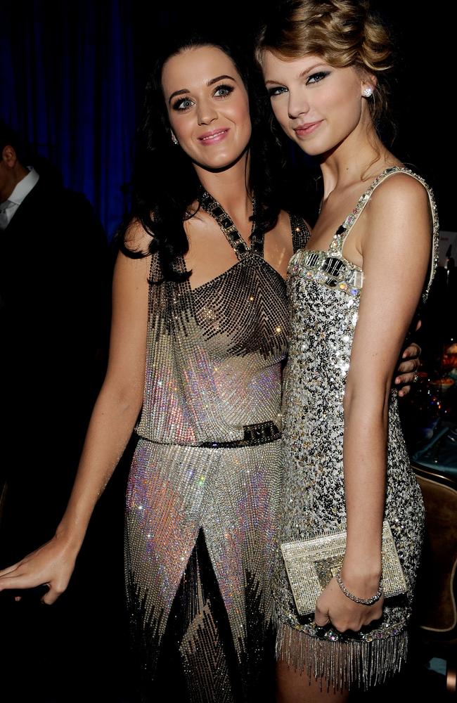 Katy Perry and Taylor Swift were friends before they fell out, though they have since patched things up. Picture: Larry Busacca/Getty Images for NARAS