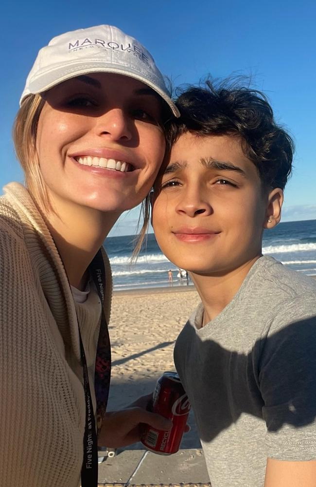 Clare McCann is desperately trying to raise $300,000 for the cryopreservation of her 13-year-old son, Atreyu, who died by suicide after enduring bullying at school. Picture: Instagram