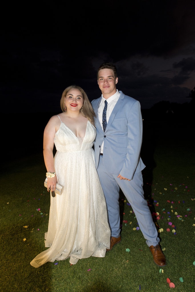 Tamsyn Duffiled and Jackson Smith. The first group of Year 12 students to graduate from TACAP's held their formal at Preston Peak Winery. November 2018. Picture: Bev Lacey