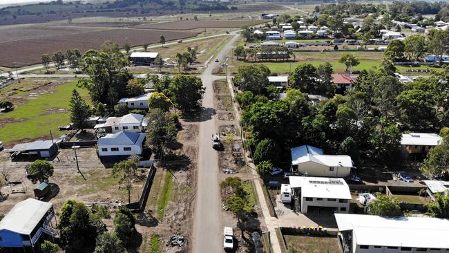 An aerial photo of Coraki.