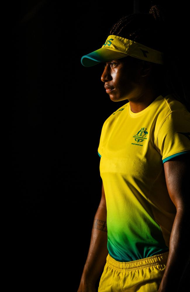 Ellia Green at Sevens training. Photo: RUGBY.com.au/Stuart Walmsley